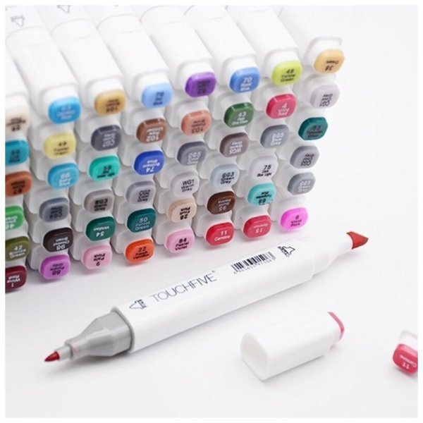 Рисунки маркерами Touch Five люди