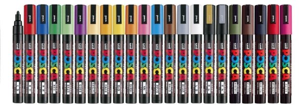 Рисунки маркерами Posca