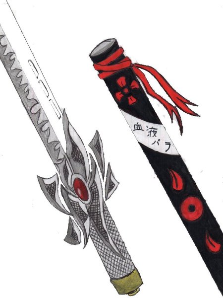 Эскиз катаны