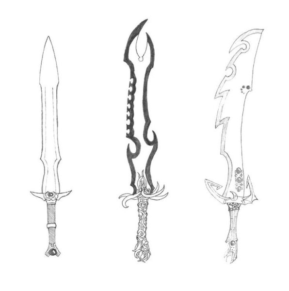 Меч карандашом