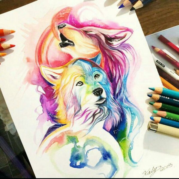 Рисунки фломастерами