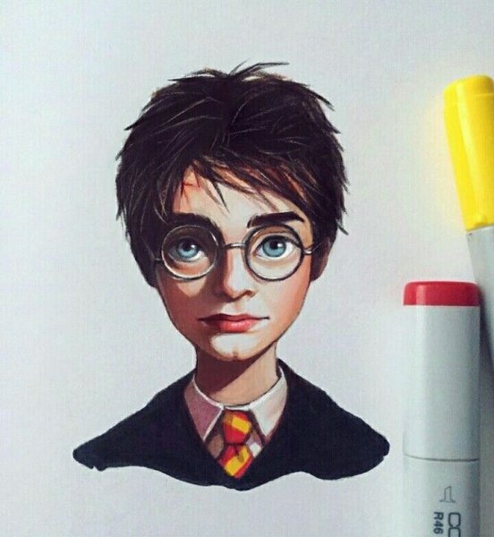 Лера Кирьякова рисунки Гарри Поттер