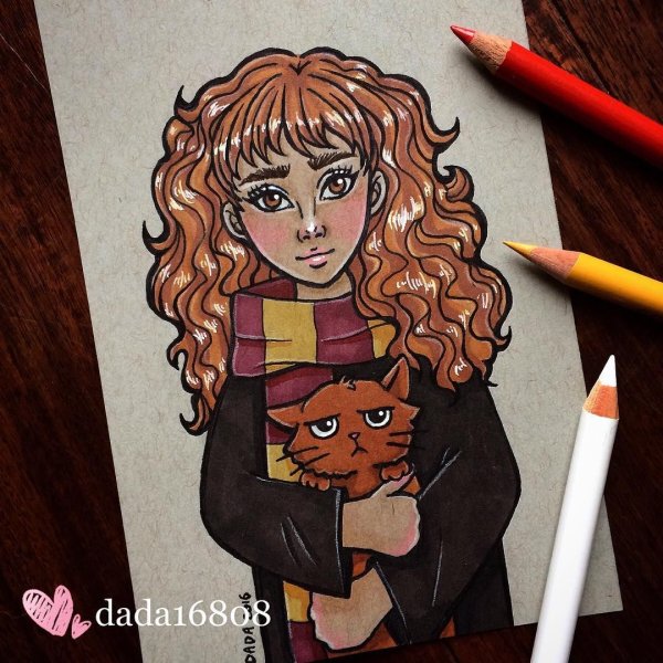 Арт Гермиона Грейнджер скетч
