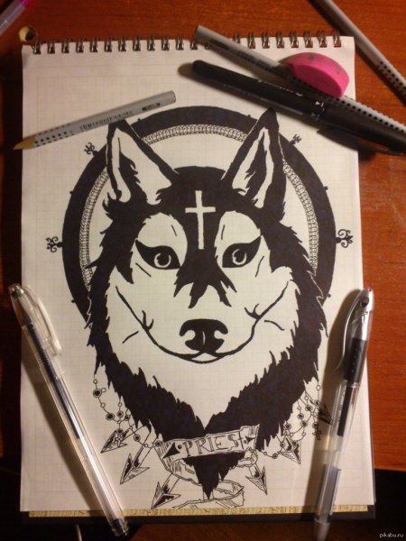 Рисунки маркерами