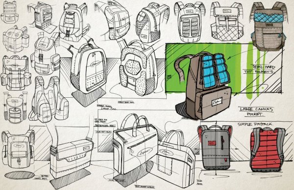 Рюкзак скетч