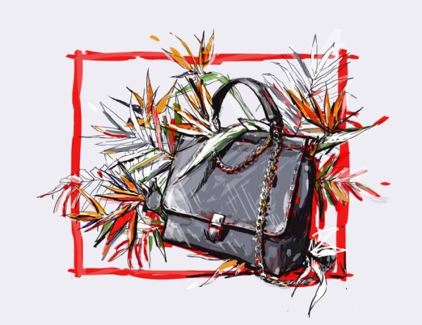 Скетчинг сумки