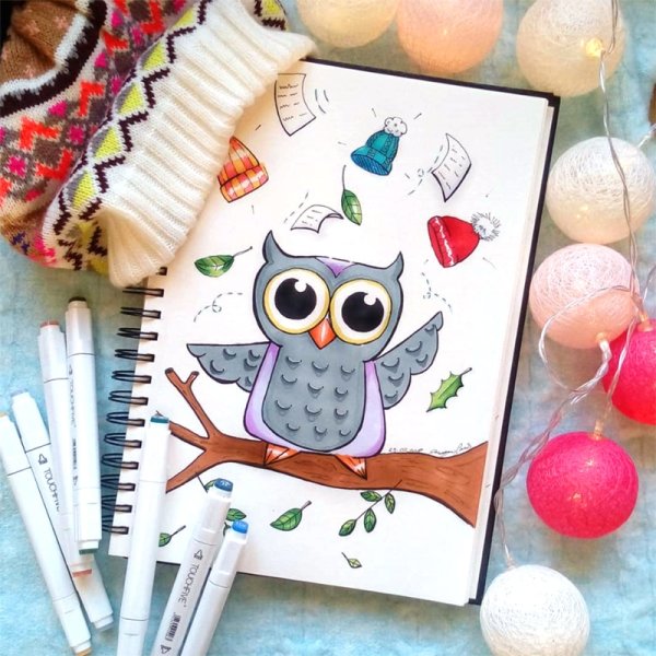 Скетчинг маркерами для детей