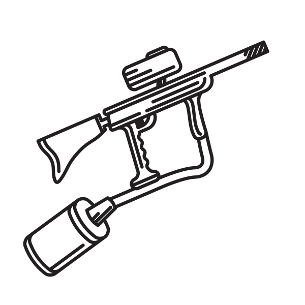 Пейнтбольное ружье иконка