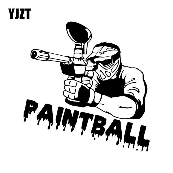 Наклейка пейнтбол