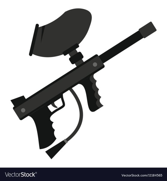 Ружье для пейнтбола вектор