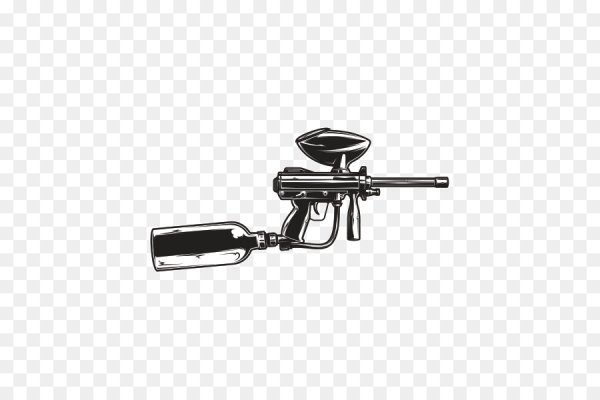 Пейнтбольное оружие вектор