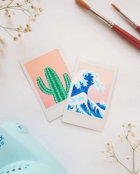 Маленькие Акварельные рисунки