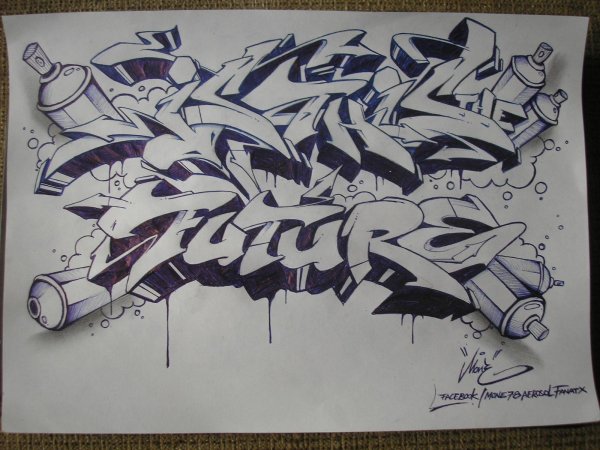 Рисунки маркерами Копик