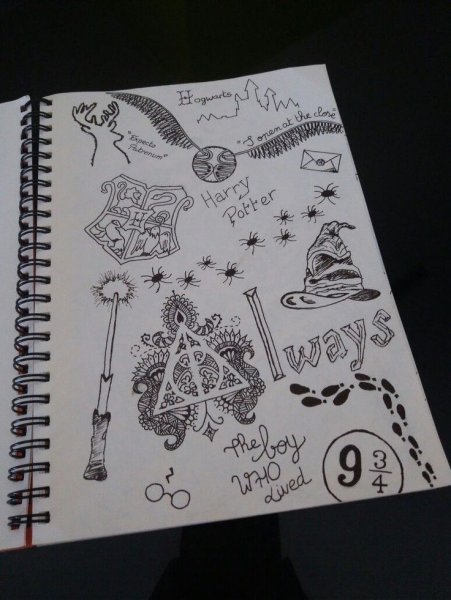 Sketchbook. Гарри Поттер