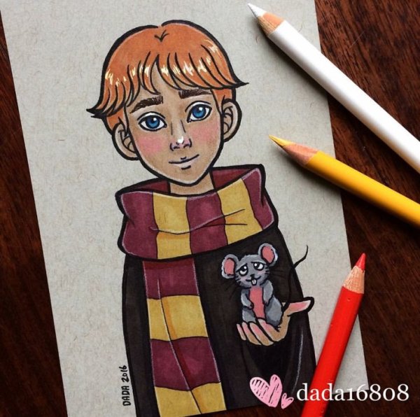 Рисунки Гарри Поттер для скетчбука зелья