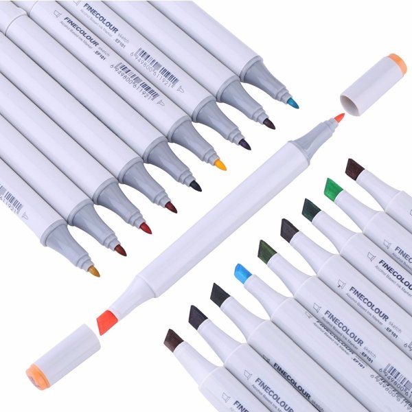Маркеры finecolour 72 цвета