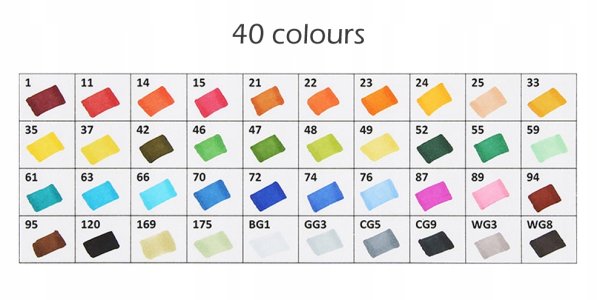 Палитра маркеров тач 80 цветов