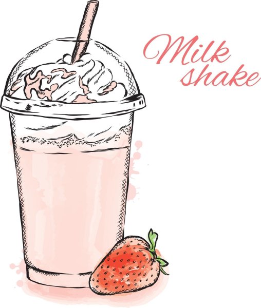 Коктейль акварель