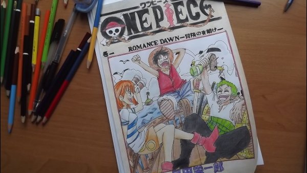 Ван Пис рисунки маркерами