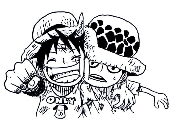 Ван Пис ЛО И Луффи Манга