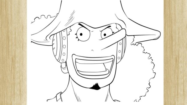 Усопп Ван Пис рисунок