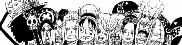 Ван Пис Манга черно белая