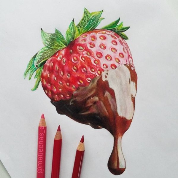 Скетчинг фрукты