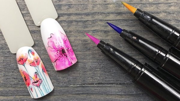 Фломастеры для рисования на ногтях