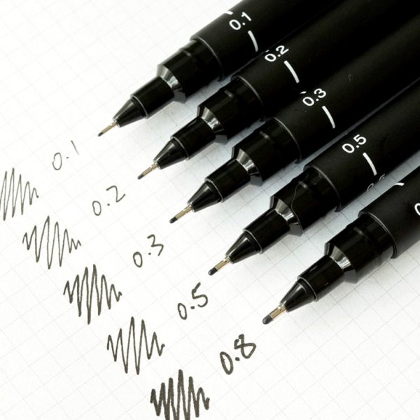 Тонкие ручки для рисования