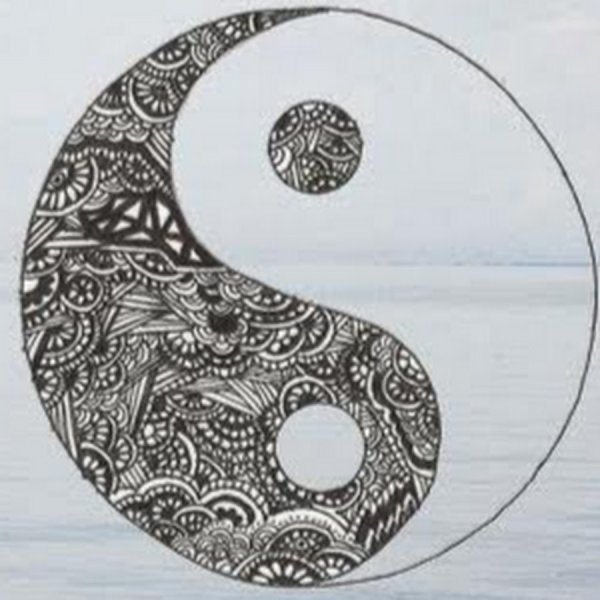 Инь Янь для срисовки