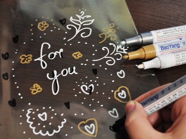 Картины из маркеров