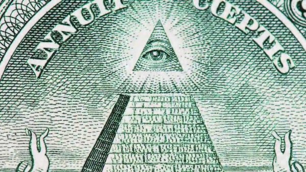 Франклин на купюре доллара