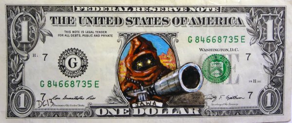 Доллар эскиз купюры