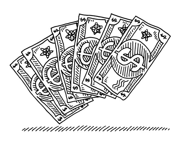 Разрисованный доллар