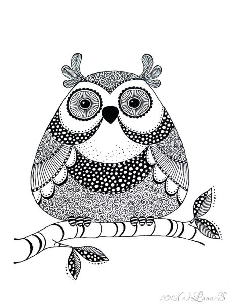 Стилизация Совы в графике