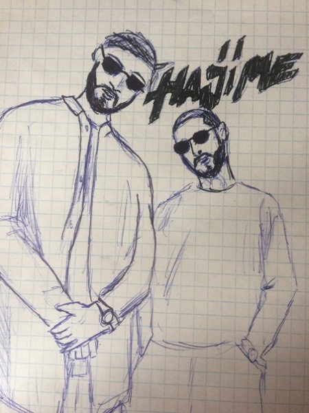 Мияги и Энди рисунок