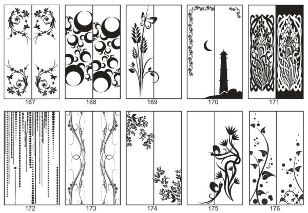 Пескоструй круги на зеркале