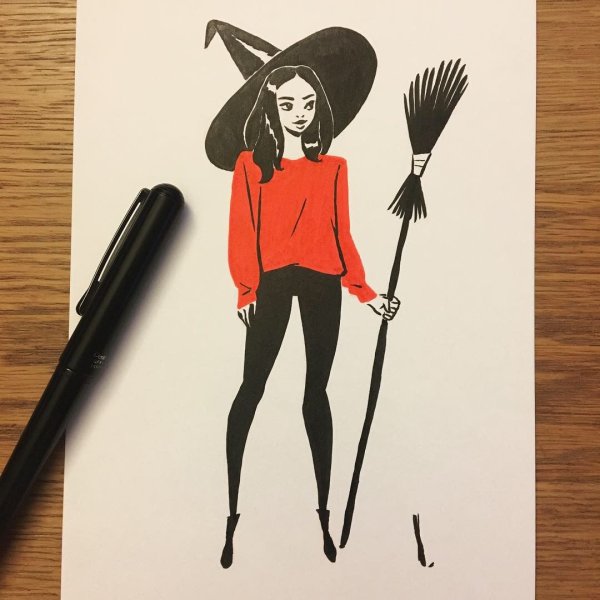 Скетчбук ведьмы