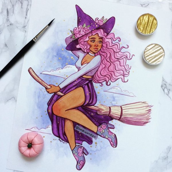 Скетчбук ведьмы