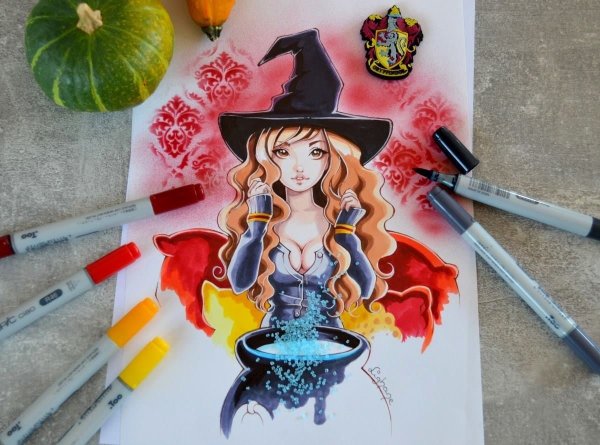 Копик маркерами Lighane Драконий глаз