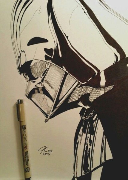 Арты фломастерами Звездные воины