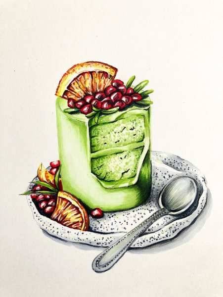 Фуд скетчинг