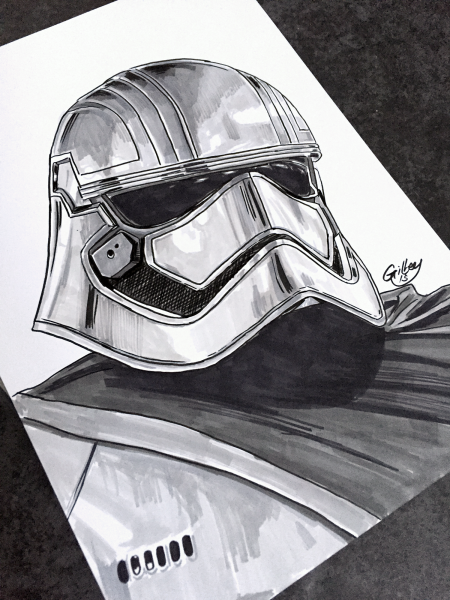 Шлем Дарта Вейдера эскиз