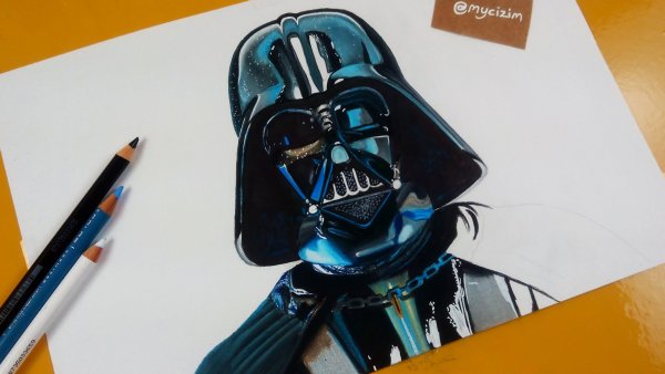 Скетчинг Дарт Вейдер
