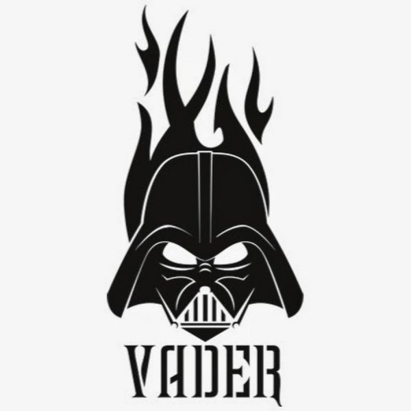 Шлем Дарта Вейдера эскиз