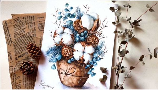 Юлия Степашкина акварель