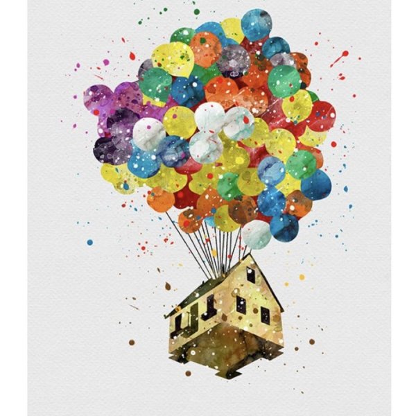 Воздушные шары карандашом