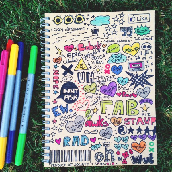 Идеи для рисунков в тетради