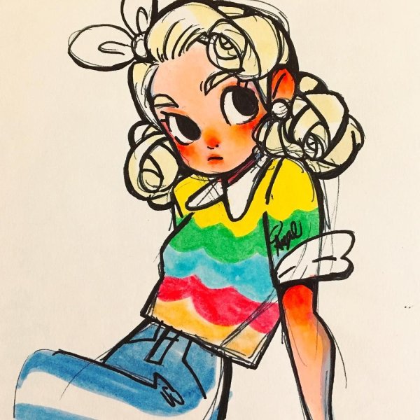 Рисунки в мультяшном стиле