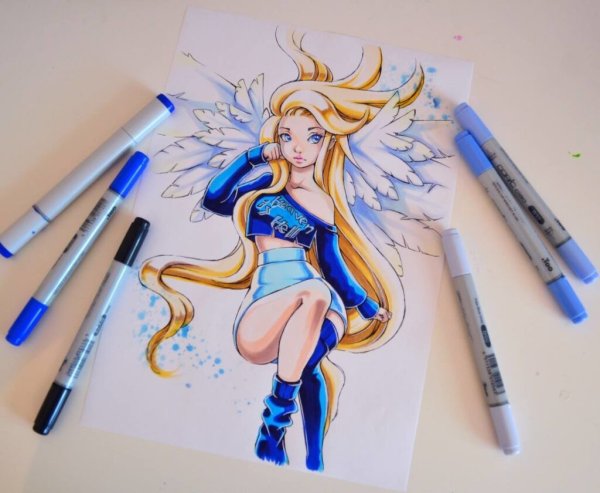 Копик маркерами Lighane Драконий глаз